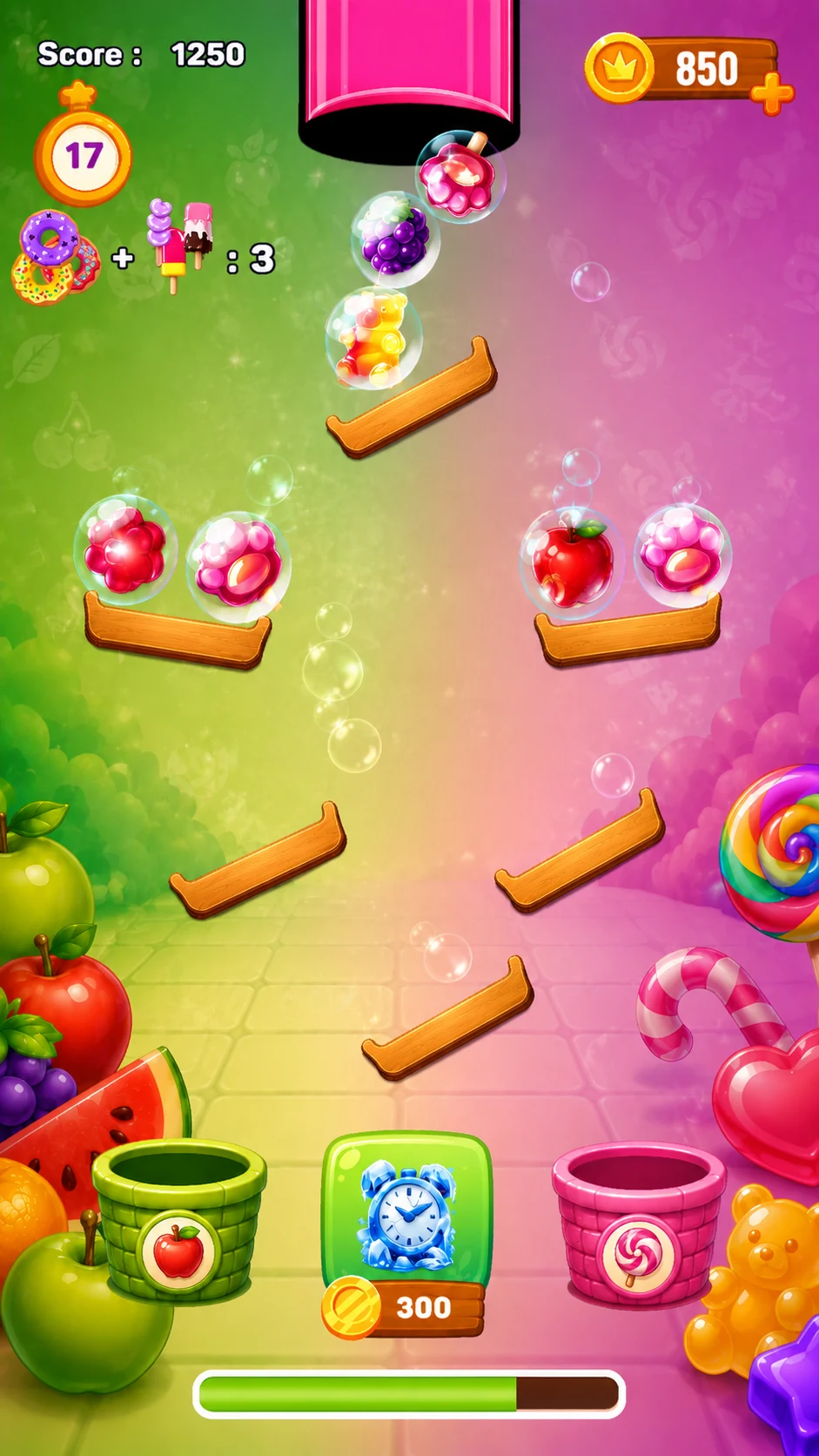 Fruit Candy Sort screenshot
