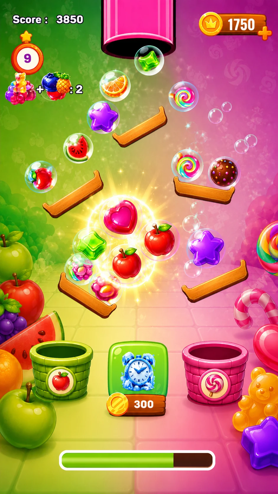 Fruit Candy Sort screenshot