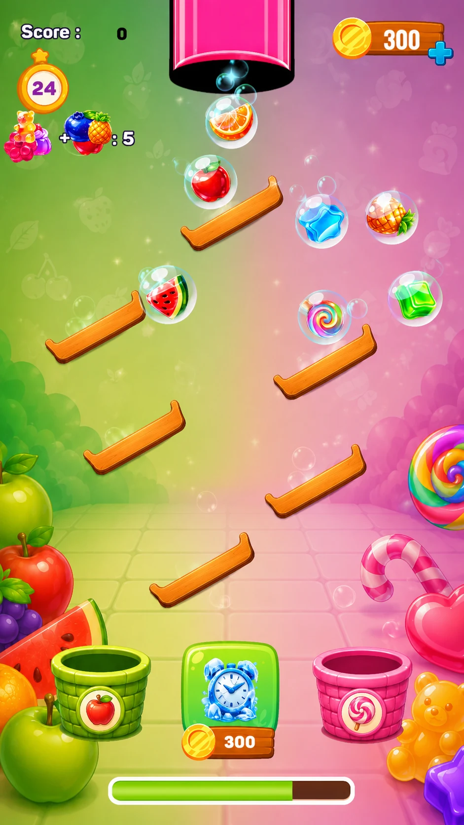 Fruit Candy Sort screenshot